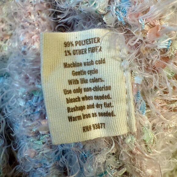 Decree XL mixed fibers fuzzy speckled sweater SP 2384 - Picture 10 of 11